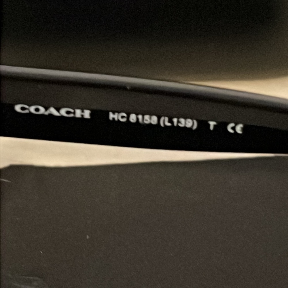 Coach HC8158 grey & black Gradient sunglasses - Picture 8 of 10